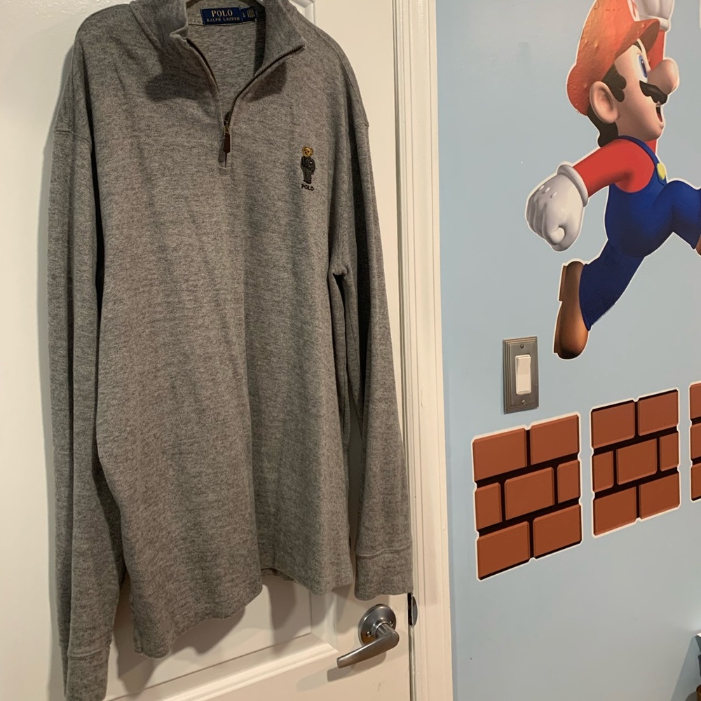 Polo zipper Up sweater ❤️
